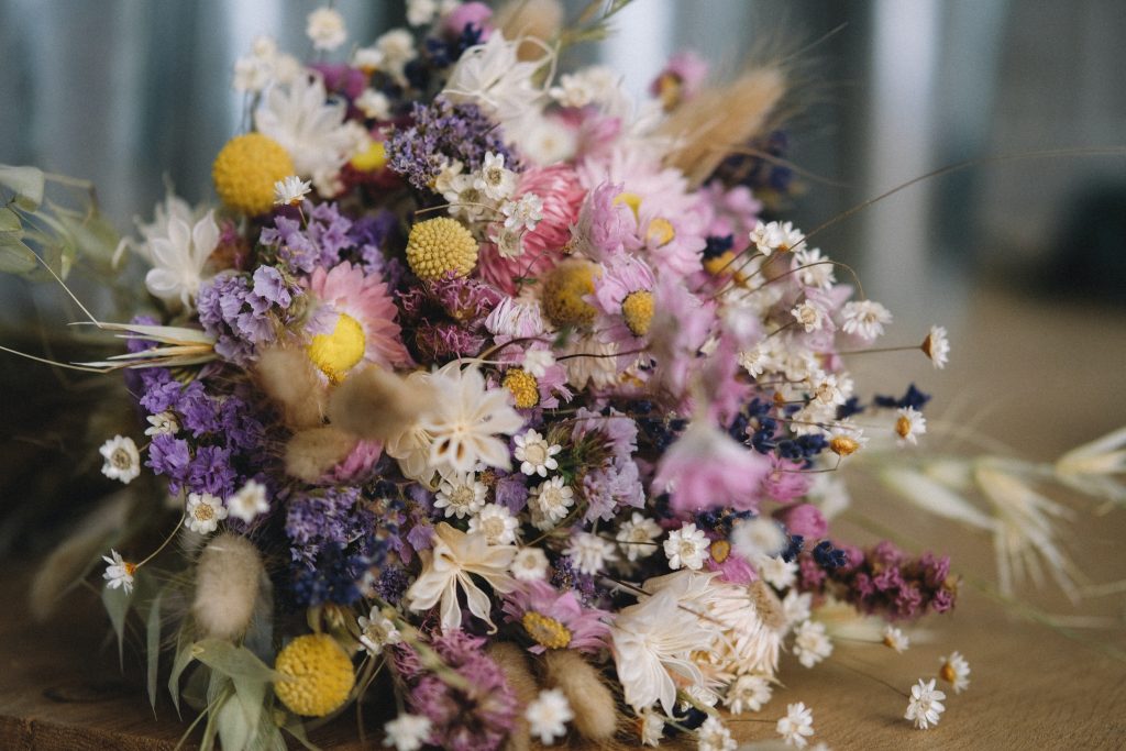 Bouquet de fleurs séchées